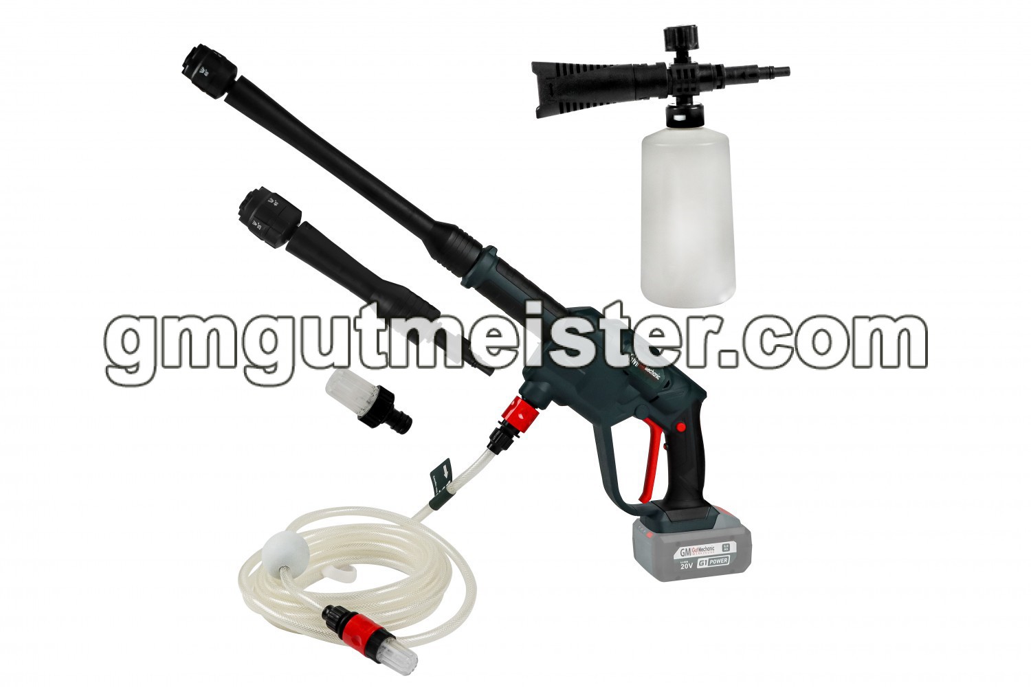 みー МІНІМИЙКА АКУМУЛЯТОРНА БЕЗЩІТКОВА GUT MECHANIC 20V 24 BAR 120Л/ГОД